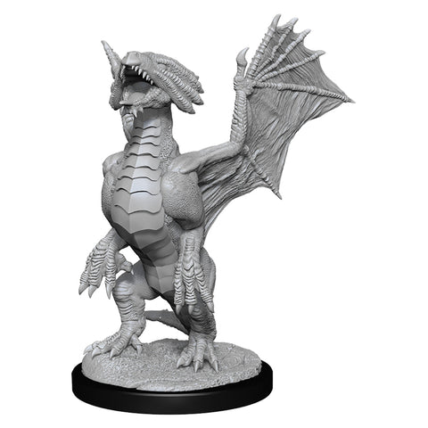 Wizkids D&D Nolzurs Marvelous Unpainted Miniatures Bronze Dragon Wyrmling & Pile of Sea Found Treasure
