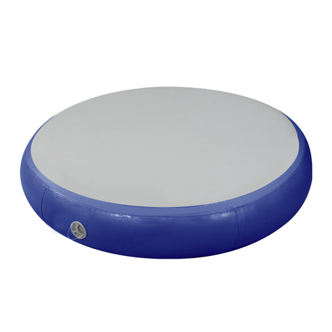 Powertrain 1m Air Track Spot Round Inflatable Tumbling Mat (Dark Blue)
