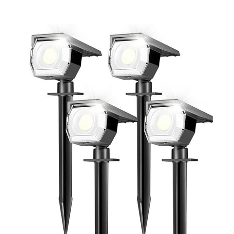 Litogo GS05S-4 Solar Spot Lights 4-Pack (Cool White)