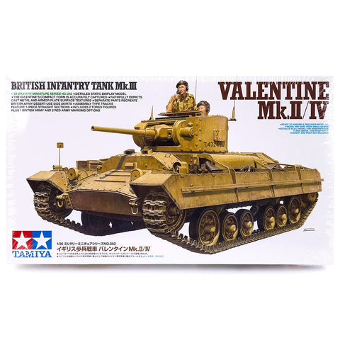 Tamiya 1/35 British (Mk.II/IV) Infantry Tank Scaled Plastic Model Kit