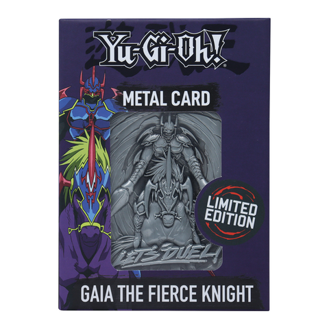 Fanattik Yu-Gi-Oh! Limited Edition Gaia The Fierce Knight Metal Card