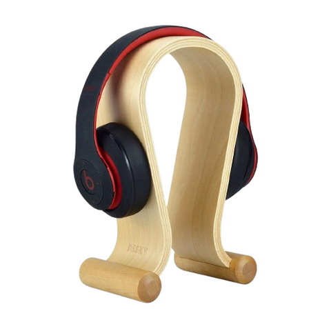 Desky Wooden Headphone Holder