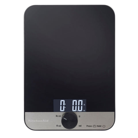 KitchenAid Stainless Steel/Glass Digital Weighing Food Measure Kitchen Scale 5kg