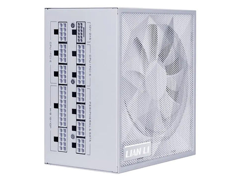 Lian Li SX1000P 1000W 80+ Platinum Fully Modular ATX 3.1 Power Supply - White