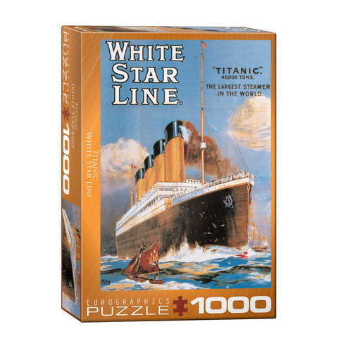 Eurographics 1000pc Titanic White Star Line Puzzle