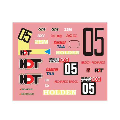 DDA 1:24 Scale A9X Torana 1979 Bathurst Winner Accessory Kit With Decals