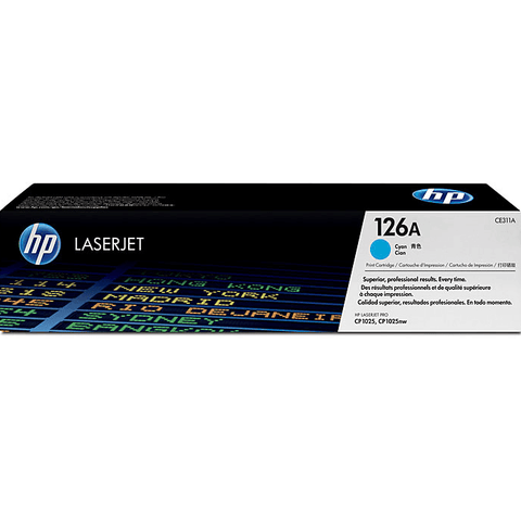 HP 126A Toner Ink Cartridge Cyan LaserJet Genuine CE311A