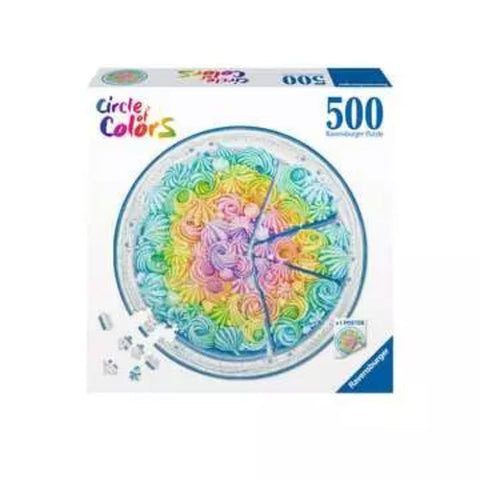 Ravensburger 500pc Circle of Colors - Rainbow Cake Puzzle