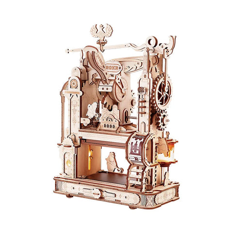 Robotime Mechanical Models Printing Press