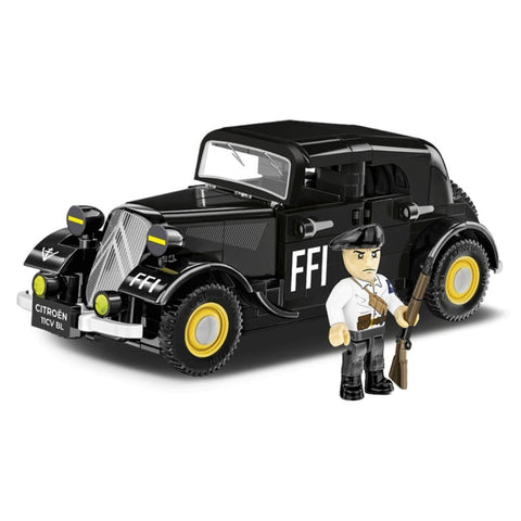 Cobi 236-Pieces World War 2 Citroen 1938 Traction 11CV Kids/Adult Building Toy 1:35 Scale