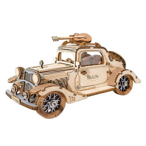 Robotime Classical 3D Wooden Vintage Car