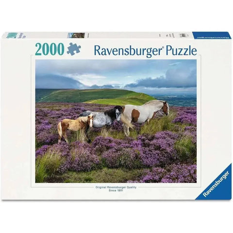Ravensburger 2000pc Wild Horses in the Heather Puzzle