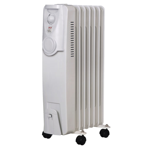 Heller HOCH7 1500W Electric Oil Column Heater - White