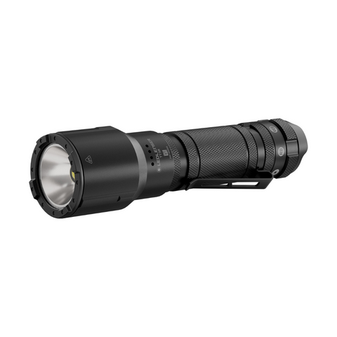 Ledlenser TT3R Tac Flashlight 1900lm 300m 50h Rechargeable IP68 with Red and Blue LEDs/Strobe/Blink/Clip