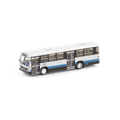 Auscision Models HO Mercedes-Benz O305 MkII Bus State Transit Sydney Silver/Blue