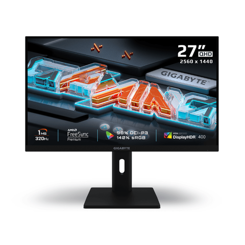 GIGABYTE G27Q3 27" QHD SuperSpeed IPS 320Hz 1ms FreeSync Premium Gaming Monitor