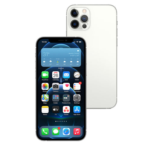 Apple iPhone 12 Pro Max 128GB (Silver) [~Refurbished: Very good]