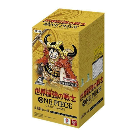Bandai One Piece Card Game OP-17 The World's Strongest Warriors Booster Box Japanese