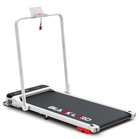 BLACK LORD Treadmill Electric Walking Pad Home Office Incline Foldable (White)