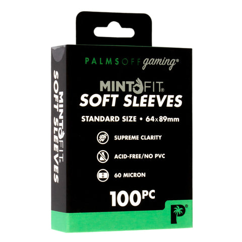 Palms Off Gaming Palms Off Mint-Fit Soft Inner Sleeves 100pc Perfect-Fit
