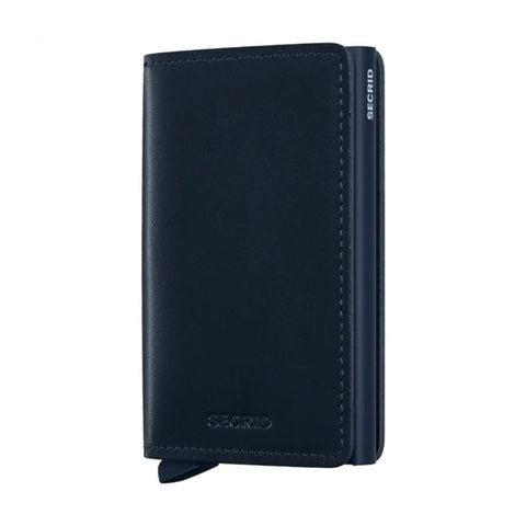 Secrid Slimwallet Compact RFID Travel Men's Wallet w/Card Holder Navy
