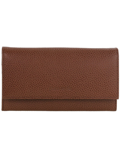 Pierre Cardin Women's Rustic Leather Protected RFID Wallet 19cm Tan