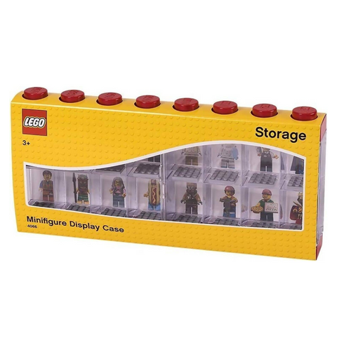 LEGO Minifigure Display Case 16 - Red - Room Copenhagen