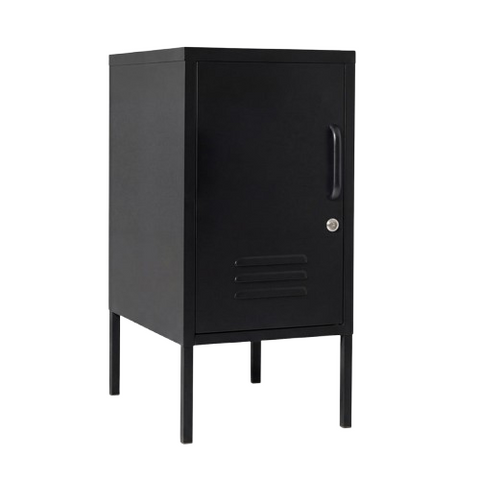 Desky Oslo Metal Locker Cabinet - Black / Left Opening