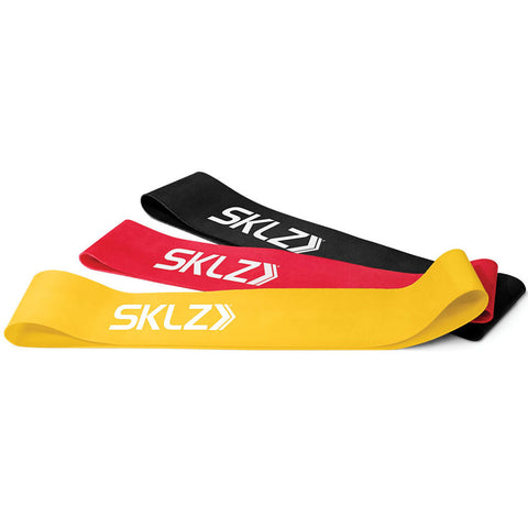 SKLZ Resistance Mini Bands Set Light Medium Heavy Training Kit 3pc