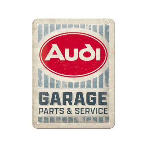 Nostalgic-Art 15x20cm Small Metal Sign Plaque Audi Garage