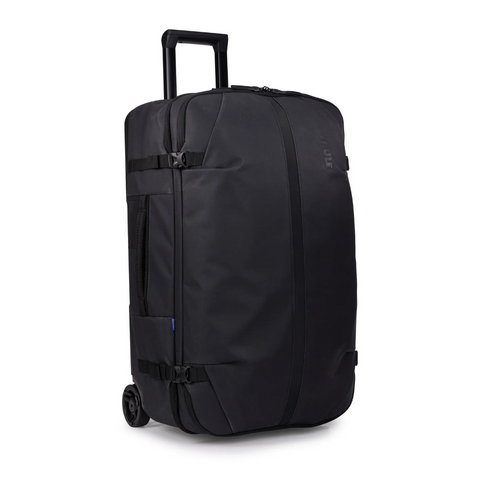 THULE Aion 95L Wheeled Duffel Travel Luggage 70cm Bag with Wet Compartment (Black)