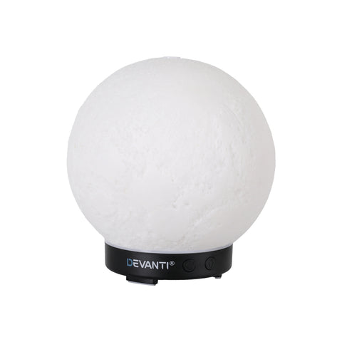 Devanti Ultrasonic Aroma Diffuser Aromatherapy Moon Lamp 200ml