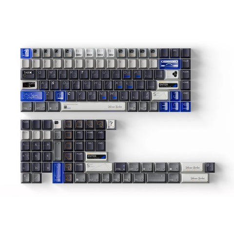 Keychron Unknown Number Navy - Cherry Profile Dye-Sub PBT Full Keycap Set (Full Set 141 Keys) (Unknown Number Navy)