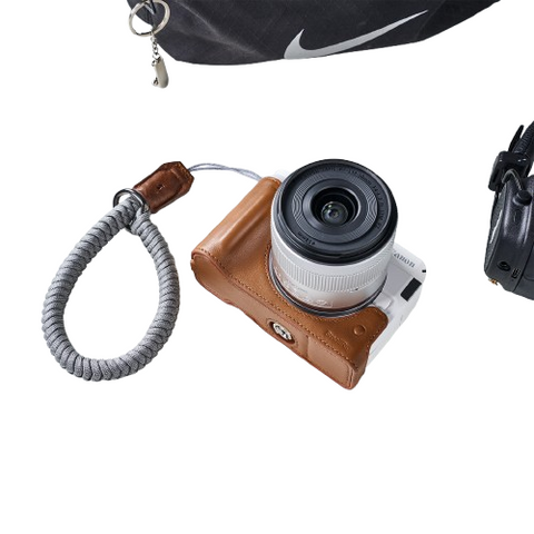 SmallRig Leather Half Case Kit for Canon EOS R50 V (Brown) 5432