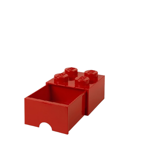 LEGO Storage Brick Drawer 4 (1 Drawer) Red 4005 - Room Copenhagen