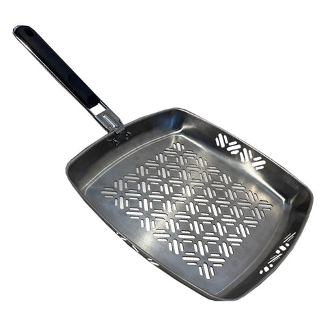 BBQ Grill Pan Non-Stick Stainless Steel Square Pan