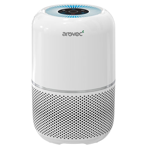 AROVEC Air Purifier Smart H13 True HEPA Filter, CADR 160 m³/h (White)