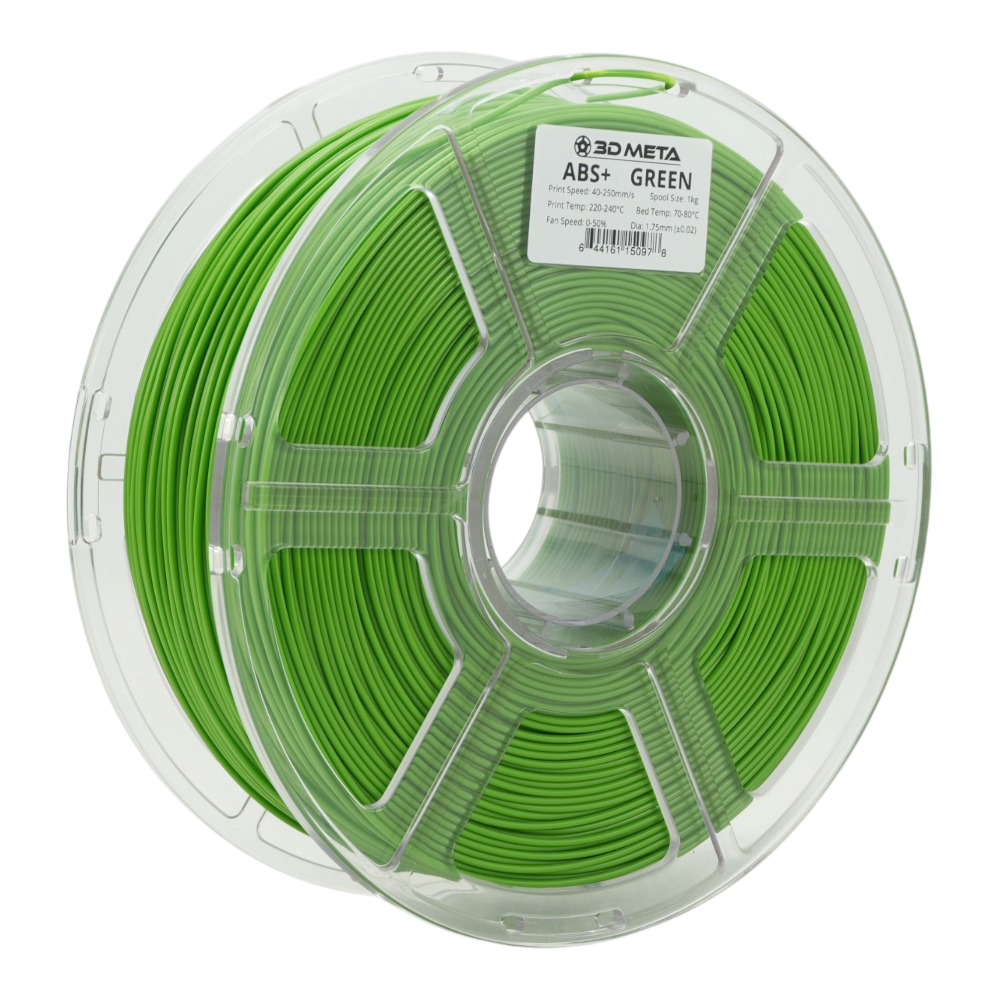 3D META ABS+ 3D Printing Filament - Green - JB Hi-Fi