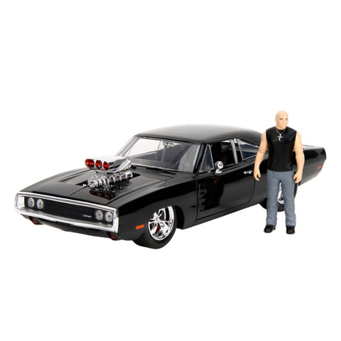 Jada 1:24 Scale Hollywood Rides 1970 Dodge Charger With Dom Toretto Model Car