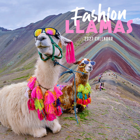 Fashion Llama Calendar 2027