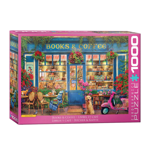 Eurographics 1000pc Books and Coffee Puzzle