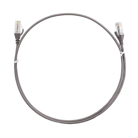 8ware CAT6 Premium RJ45 UTP Ultra Thin Slim Network Cable - 5m Grey (CAT6THINGE-5M)