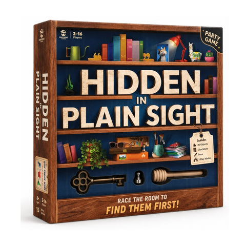 Confident Games Hidden In Plain Sight Party Board Game