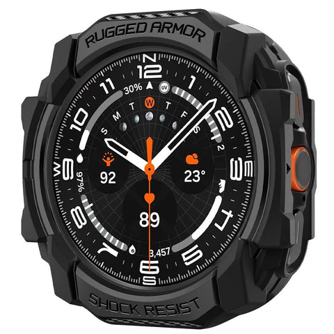 Spigen Galaxy Watch Ultra 47mm 2025/2024 Rugged Armor Case (Black)