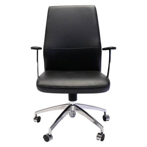 Rapidline CL3000M Executive Chair Medium Back Slimline Black