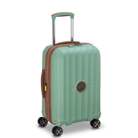 Delsey Carrousel 2 Carry On Luggage 55cm Exp - Green