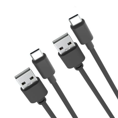 Laser 1m (2-pack) USB Type-C to A Cable Fast Charge (Black)