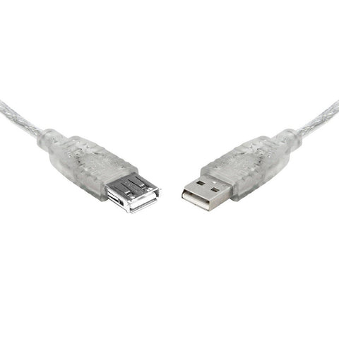 8Ware USB Type A Male to USB Type A Female USB 2.0 Extension Cable - 0.25m (UC-2000AAE)