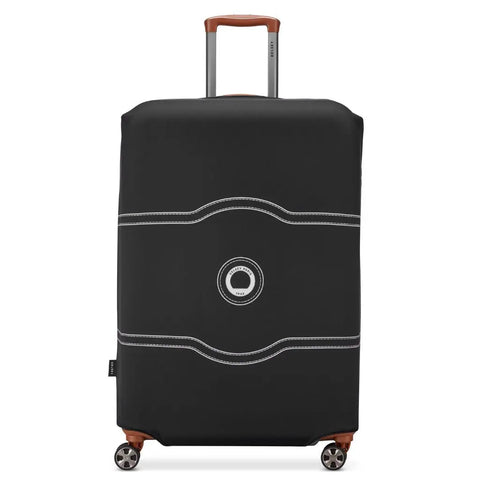 Delsey Chatelet Print Luggage Cover - Fits Large Suitcases - Black
