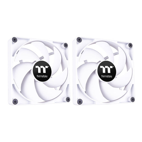 Thermaltake CL-F152-PL14WT-A 2 Pack CT140 140mm PWM Cooling Fan (White)
